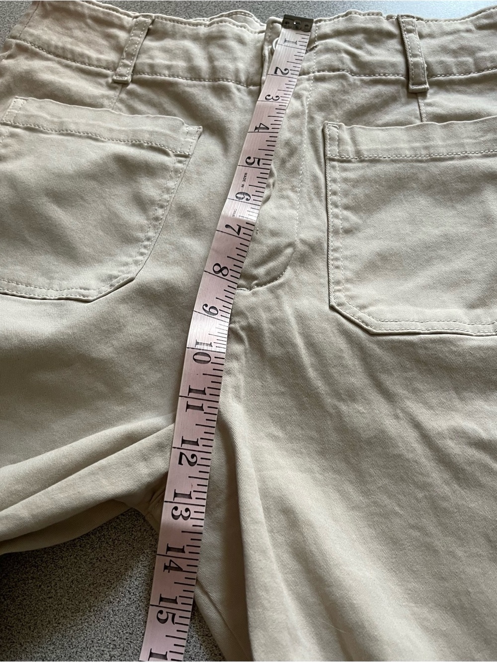 Bagatelle Light Beige High Waisted Pants Size 10 - Picture 8 of 14